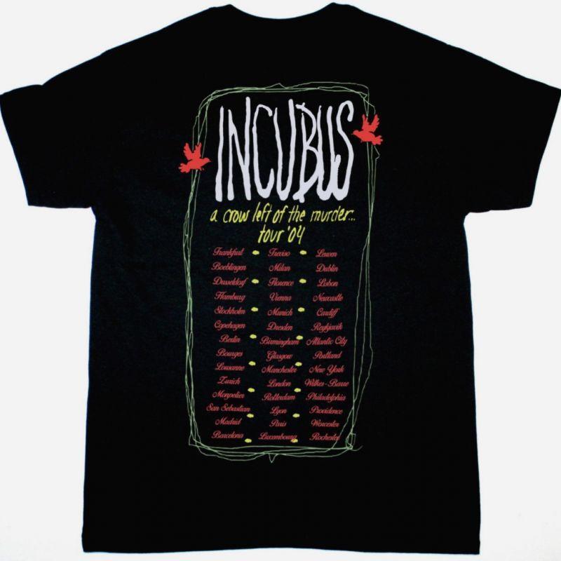 

INCUBUS TOUR 2004 NEW BLACK TSHIRT Unisex T-Shirt XXL