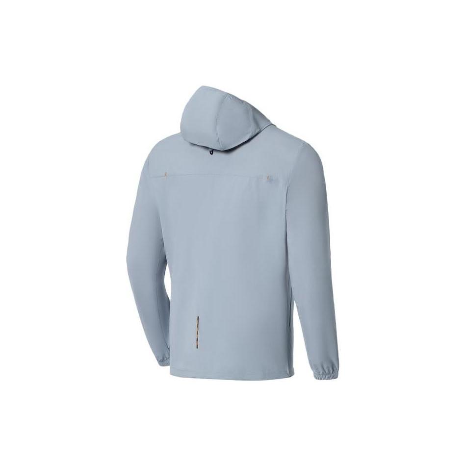 Li Ning Running Collection Jackets Men's Mist Blue Hooded Moderate Other AFDS365-3