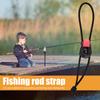 1/4pcs 18cm Fishing Rod Tie Strap Elastic Fishing Pole Band Bungee Leash Fish Accessories for Fisherman Fish Tool
