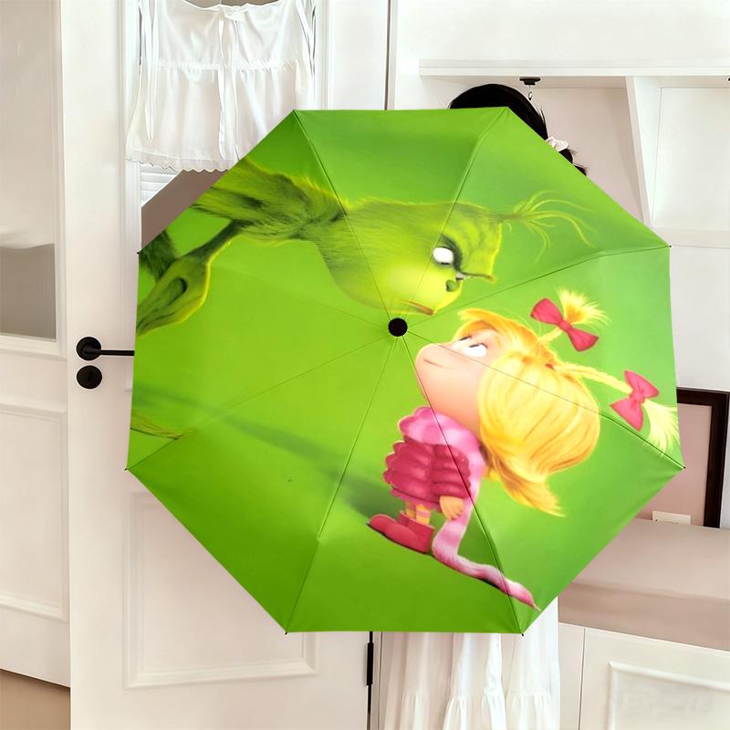 Christmas Comedy How the Grinch Stole Christmas Umbrella home essential wrought iron eight legged multifunctional travel camping essential umbrella 11