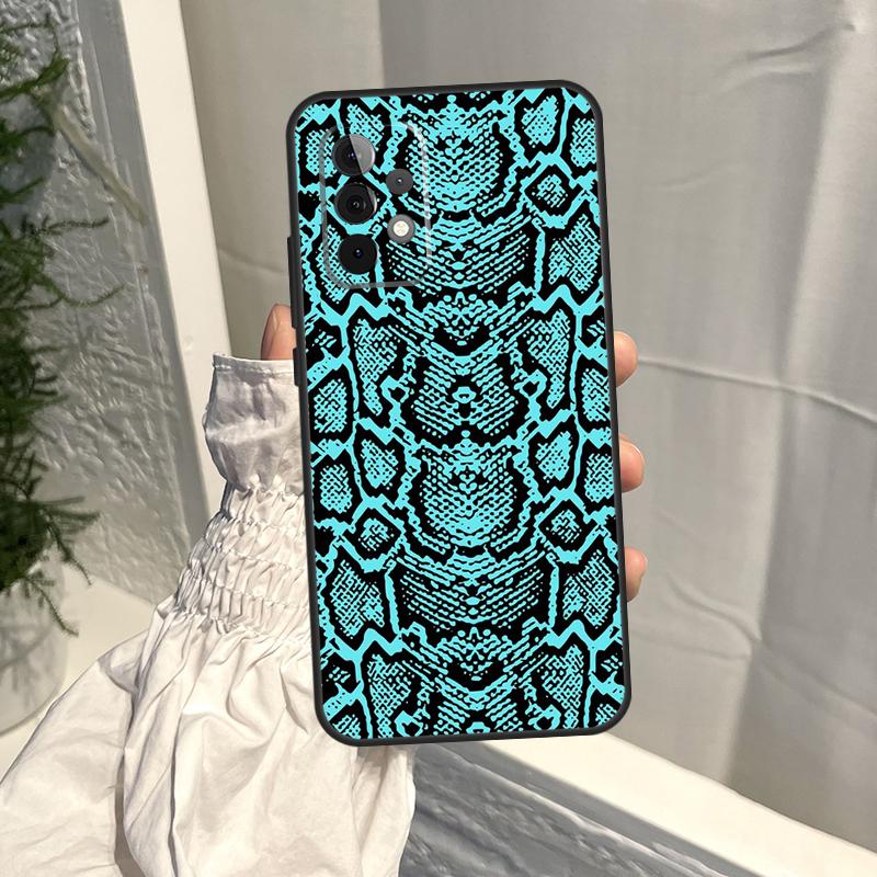 Schlangenhaut-Print Hülle Für Samsung Galaxy A54 A34 A13 A23 A33 A53 A73 A12 A14 A22 A32 A52 A51 A71 A21S Hülle