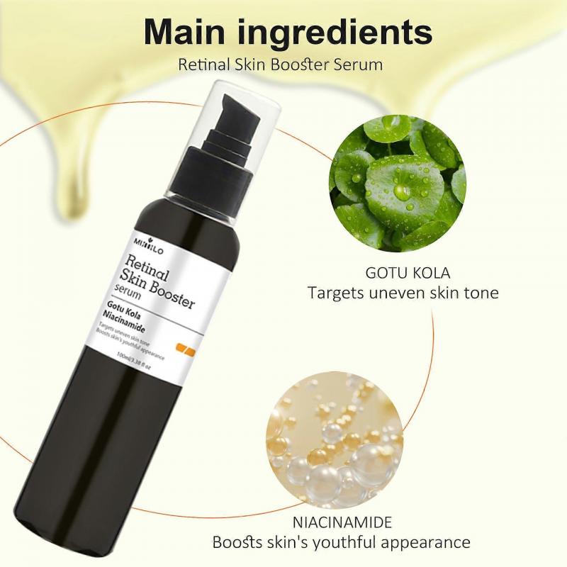 Sérum Booster para Pele Retiniana - Retinol Não Irritante Amigo de Iniciantes para Rosto e Corpo Retinol Antienvelhecimento Minimiza Poros para Pele com Tendência a Manchas