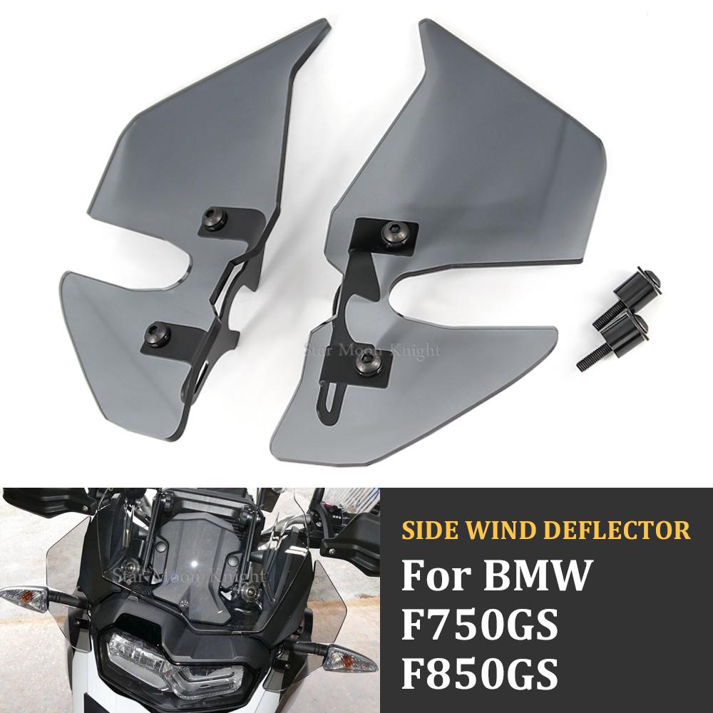 Motorcycle Windshield Wind Side Deflector Handshield Front Wind Deflector For BMW F750GS F850GS F 850 750 GS 2018 2019 2020-up