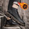 Nová móda Podzim a zima Pánské vysoké boty Martin Studenti Muži Chlapci Trendy Pracovní obuv Měkká podešev Ochrana práce Martin Tenisky