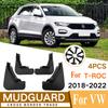 For Volkswagen T-ROC Car 2018- Fi Tire Mud Flaps Mudguards Splash High Quality Durable Auto Modification Parts