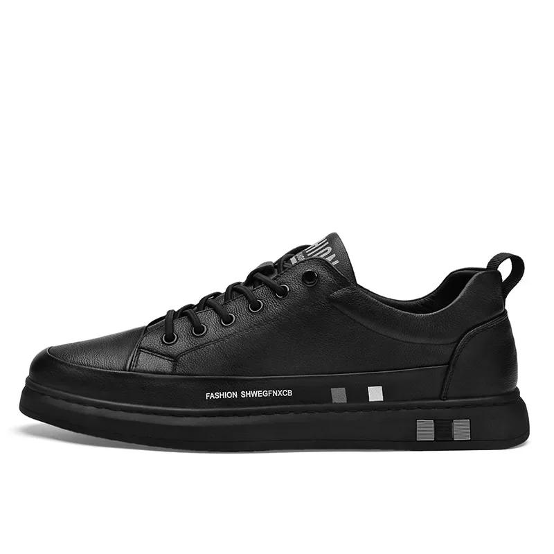 Fashion New Men's Sports Casual Shoes for Men Low-top White Shoes Lace-up Comfortable Mens Sneakers White Tenis Shoes Zapatillas Hombre