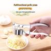 Large Manual Garlic Press and Mincer: Household Kitchen Utensil