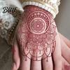Quick Apply Tattoo Stickers Temporary Sticker Flower Lace Lotus Pattern Fake Tattoos for Women Men Fun Family Waterproof DIY Face Arm Leg