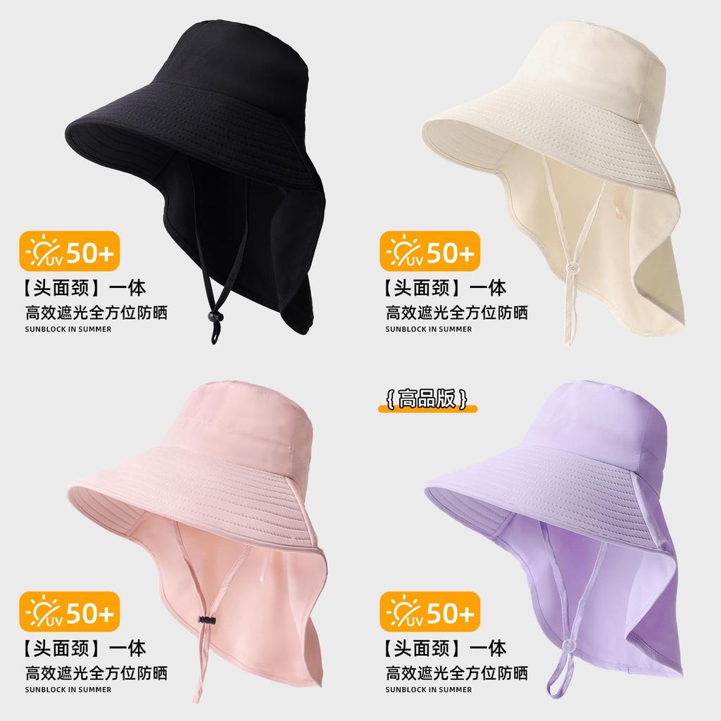 Summer Outdoor Sun Hat With Large Brim Uv Protection For Hiking And Fishing Enthusiasts
