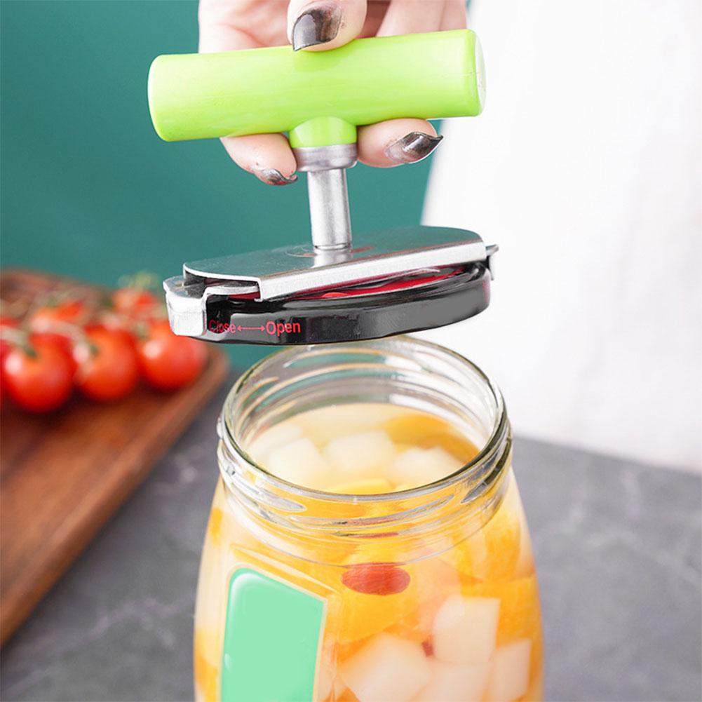 Jar Opener Can Removing Tool Stainless Steel Effortless Arthritis Jar Opener Labor-Saving for Seniors with Arthritis