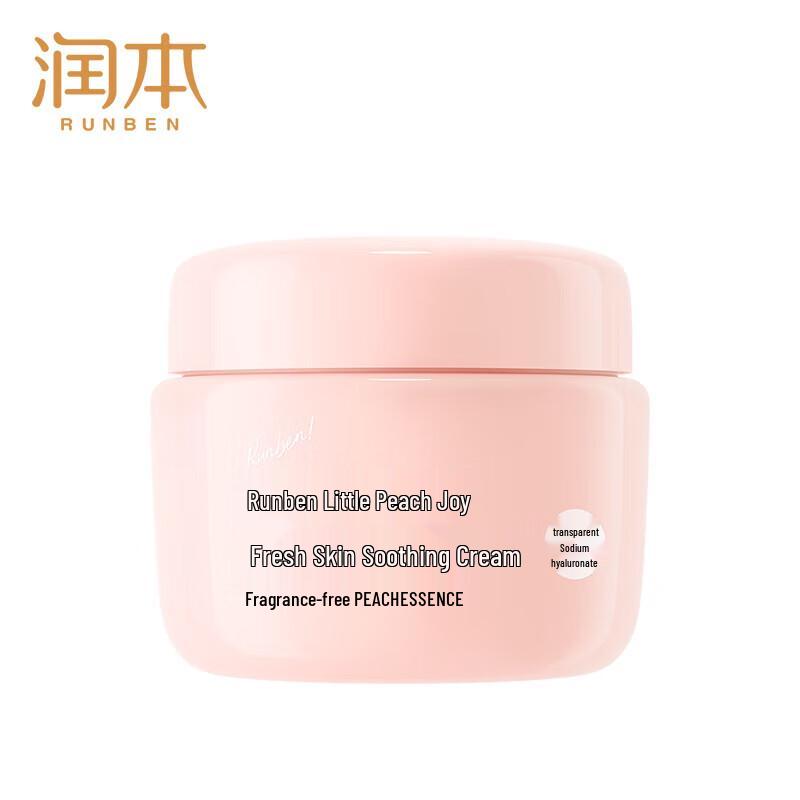 Runben Little Peach Joy Krem Łagodzący do Świeżej Skóry 55g