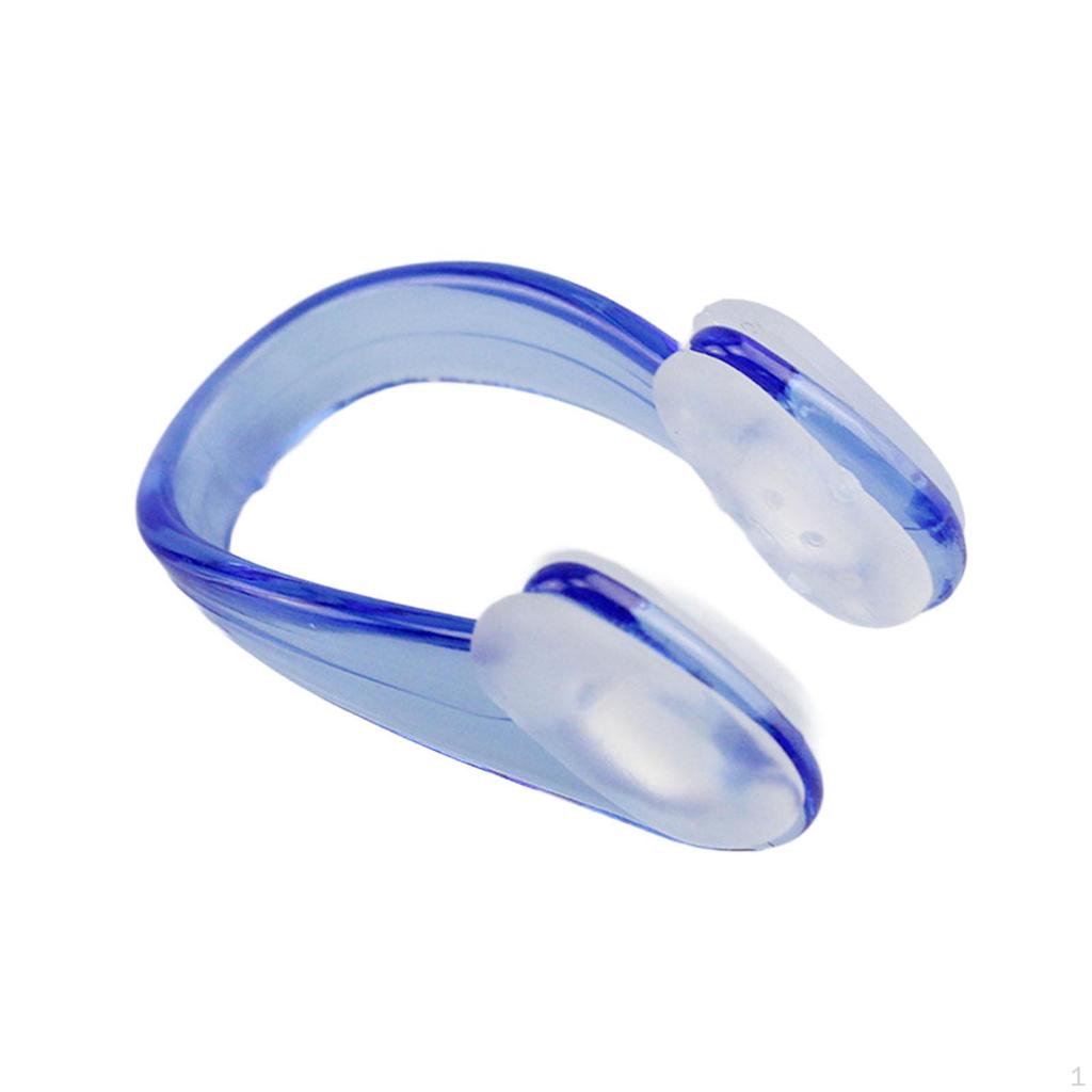 Nose Plug Clips for Swimming Silicone Clip Grip Reusable Swim Training Peg