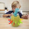 Bounce Dinosaur Bucket Tricky Board Game  Tricky Board Game Home Entertainment Tricky Toy Gift for Girl and Boy