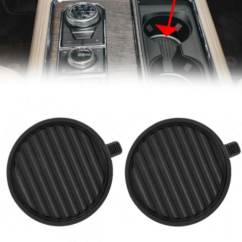 

2Pcs Center Console Cup Holder Insert JL3Z-1513562-AA For Ford F150 Expedition