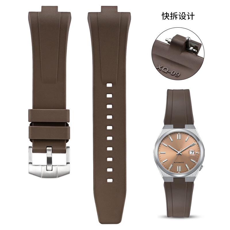 For Citizen NJ0150 NJ0151 NJ0158 Watch Fluororubber Strap FKM High Quality Watchband Men's Bracelet Quick Release Bar Wristband