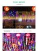 Waterproof Solar Meteor Shower String Lights for Outdoor Festival & Tree Decoration