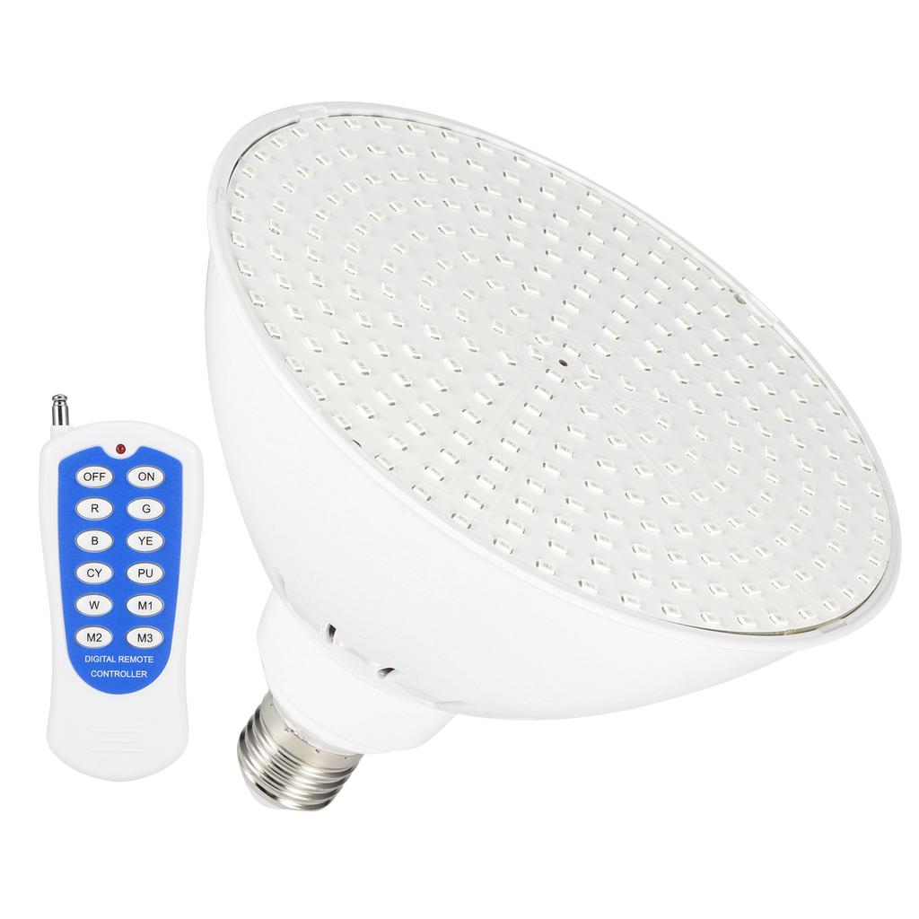 E27 LED Poolleuchte RGB Glühbirne Unterwasserlampe mit Fernbedienung für Schwimmbadleuchtenfassung