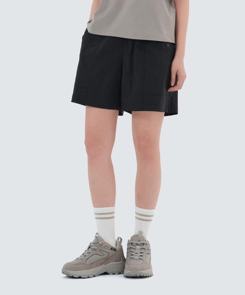 SNOWPEAK APPAREL Cooling Root Women'S Utility Shorts (S25Mwrhp65) Black