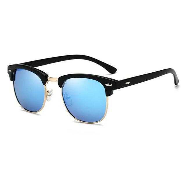 Fashion Polarized Sunglasses Men Women Brand Design Eye Sun Glasses Women Semi Rimless Classic Men Sunglass