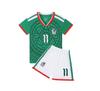 2627 Conjunto de Camiseta Mundial Infantil: Uniformes de Número Estrella para Portugal e Italia