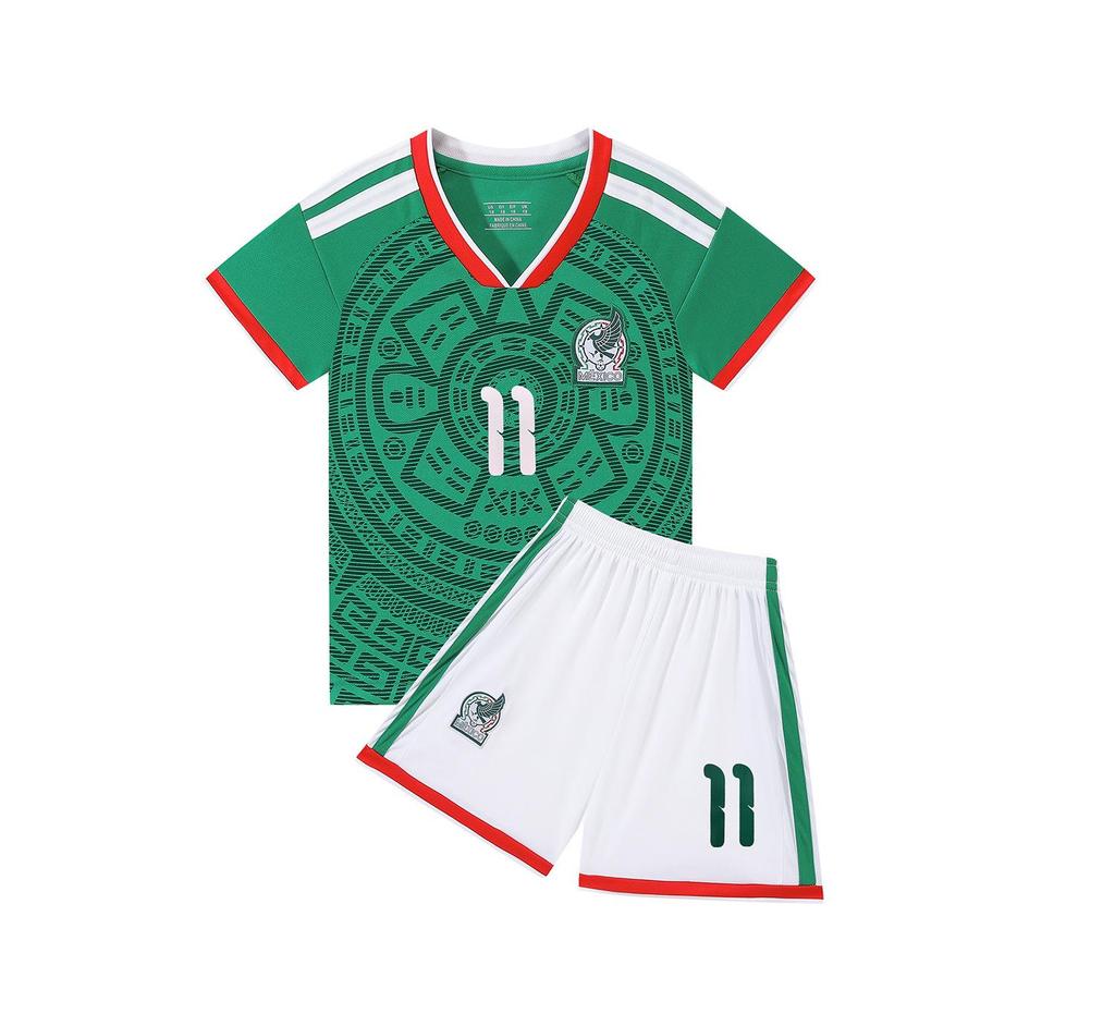 2627 Conjunto de Camiseta Mundial Infantil: Uniformes de Número Estrella para Portugal e Italia