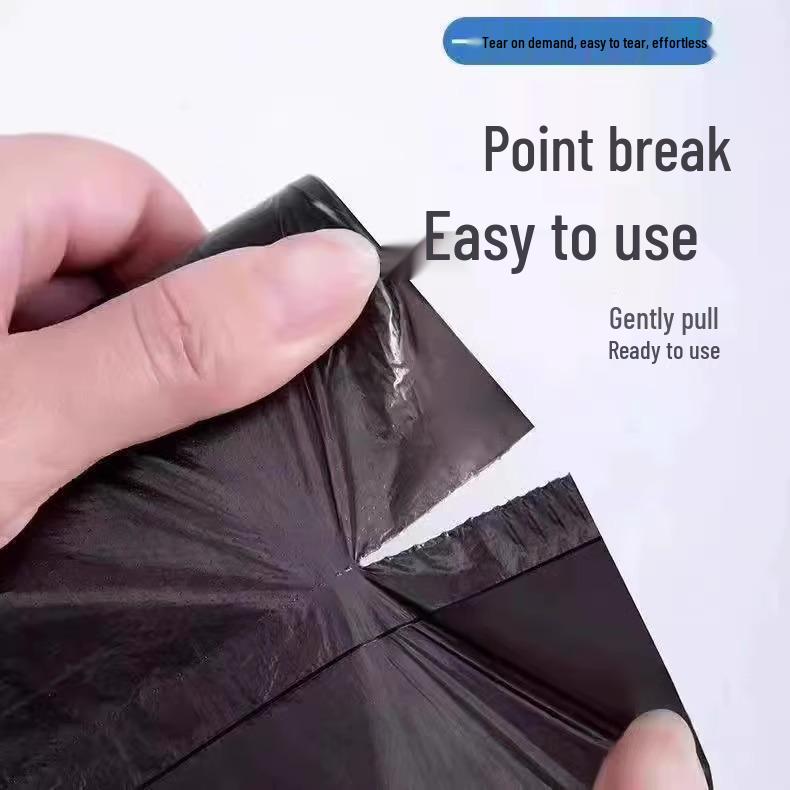 Saci de Gunoi de Unică Folosință cu Gură Plată Îngroșați - Durabili, Rupturabili, Material Nou, pentru Clasificarea Ușoară a Deșeurilor.