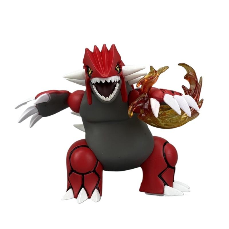 New Anime Groudon Action Figures PVC Model Doll Desktop Decoration Statue Ornament Statue Toys Surprise Gifts Collectible