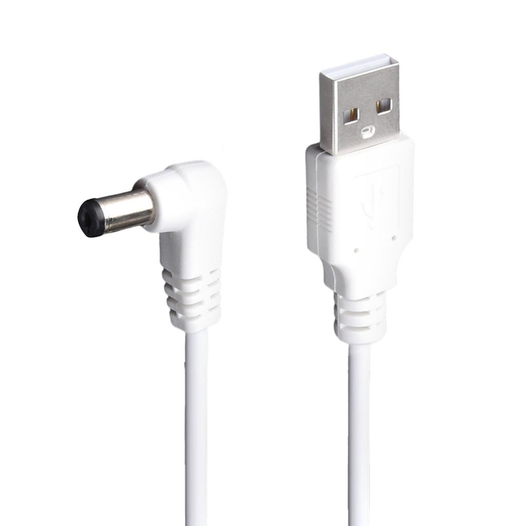 USB To DC5.5x2.5 Power Cable USB To DC5.5x2.1mm Charging Converter Cable for Speaker Routers Monitors