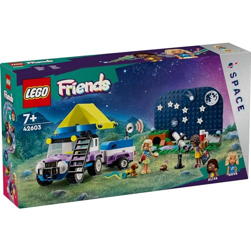 LEGO Friends Astronomy Camp Toy - Perfect Gift for Birthdays, Christmas, and Pretend Play for Girls and Boys, Ages 7, 8, and 9. (Model 42603)