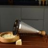 Cone Grater Cheese Grater Manual Cheese Grater Stainless Steel Silver Grater Veggie Chopper Vegetable Sturdy Cheese Grater