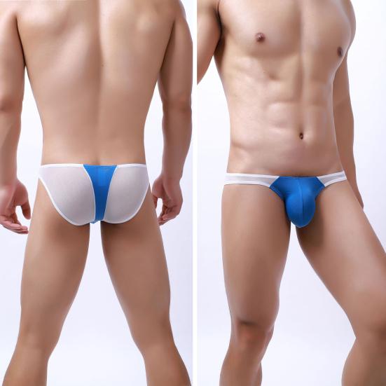 

Трусы Ледяной шелк для ежедневного ношения Быстросохнущие интимные брюки с выпуклостью Сексуальное антисептическое нижнее белье