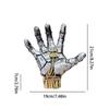Basketball Wall Holder Hand-Shaped Soccer Storage Rack Wall Art Decor Space-Saving Mechanical Style Display Stand For Basketball