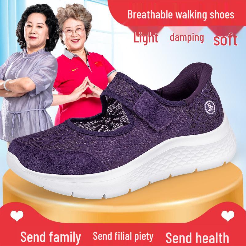 Zhang Kaili Women s Soft Sole Sandals - Spring/Summer Casual Sport Shoes for Middle-Aged Women 37