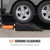 Low Profile Car Service Ramps, 10 Ton 5.5" Lift Heavy Duty Plastic Tire Ramp for Garage Vehicle Repair and Safe Lifting