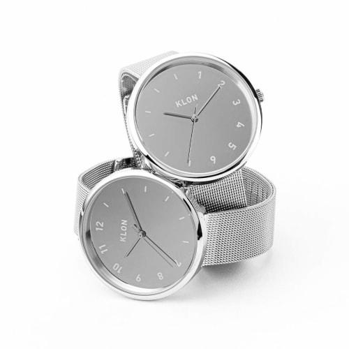 KLON Couple's Watches, Simple Silver, Women's and Men's, Mirror, KLON CONNECTION ELFIN -mirror.ver- 38mm
