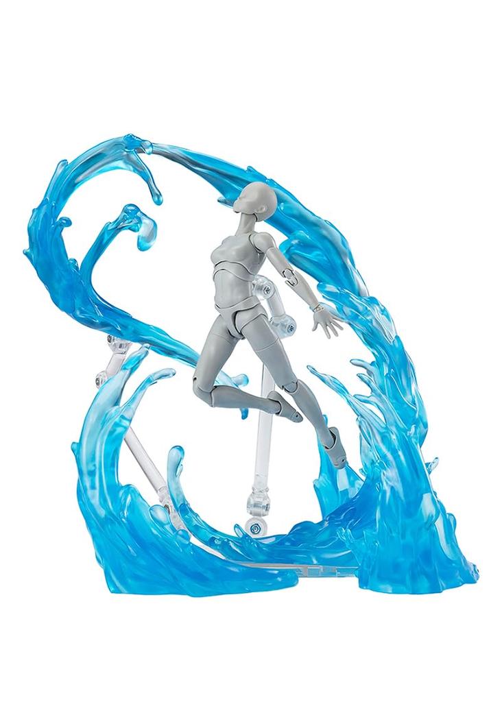 TAMASHII NATIONS Tamashii EFFECT WATER Blue Ver. for S.H.Figuarts, Approximately 180mm, PVC & ABS Painted Finished Figure