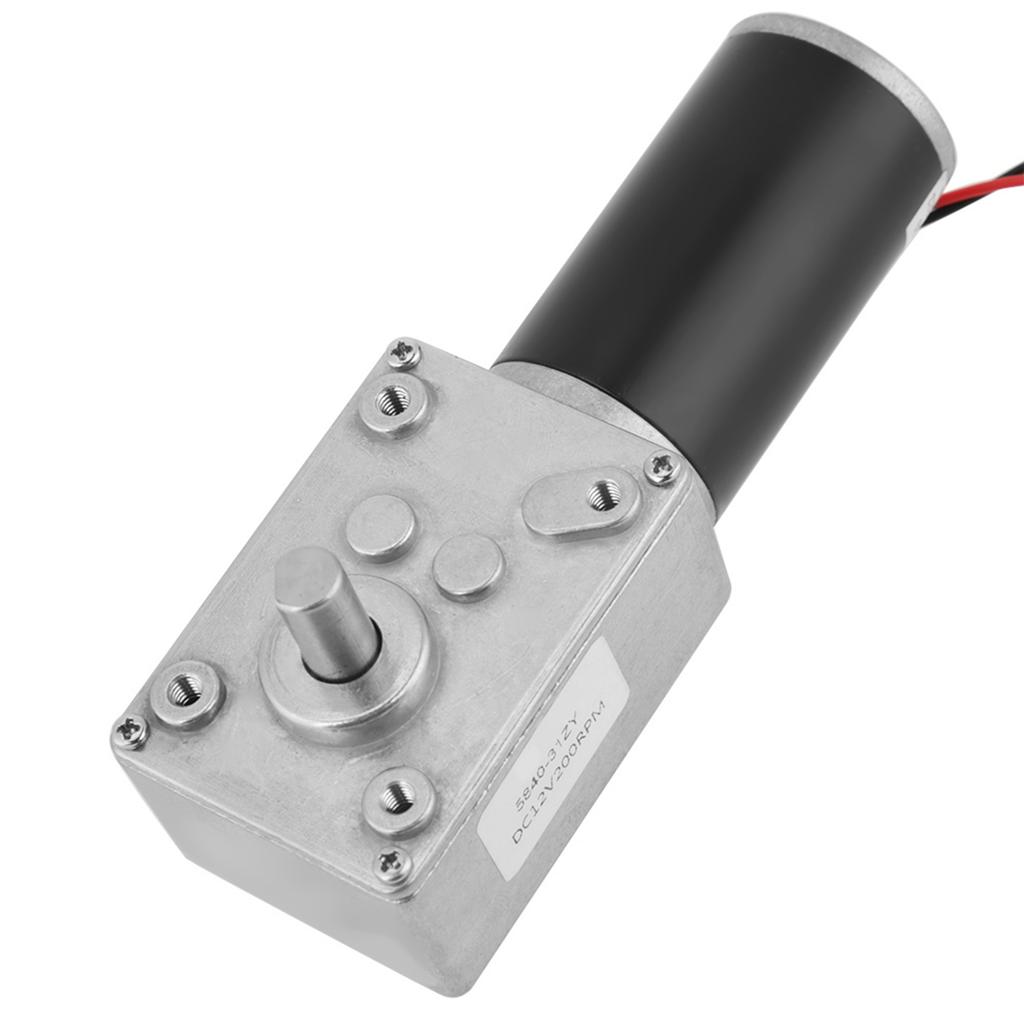 12V 200RPM 5840‑31ZY Permanent Magnet DC Turbo Worm Geared Motor Reduction Motor
