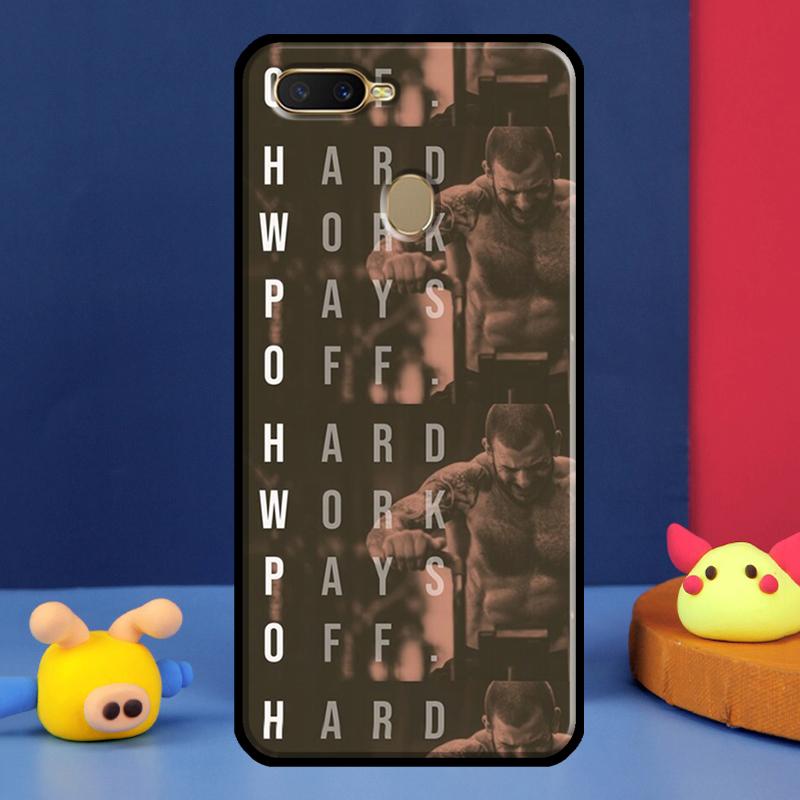 Workout Motivation Fitness Gym Case For Oppo A96 A76 A16 A74 A94 A54 S A57 A77 A58 A78 A98 A5 A9 A91 A15 A17 A52 A72 Cover