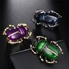 Vintage Lady Brooch Beetle Enamel Animal Insect Shirt Brooch Pin Women Jewelry