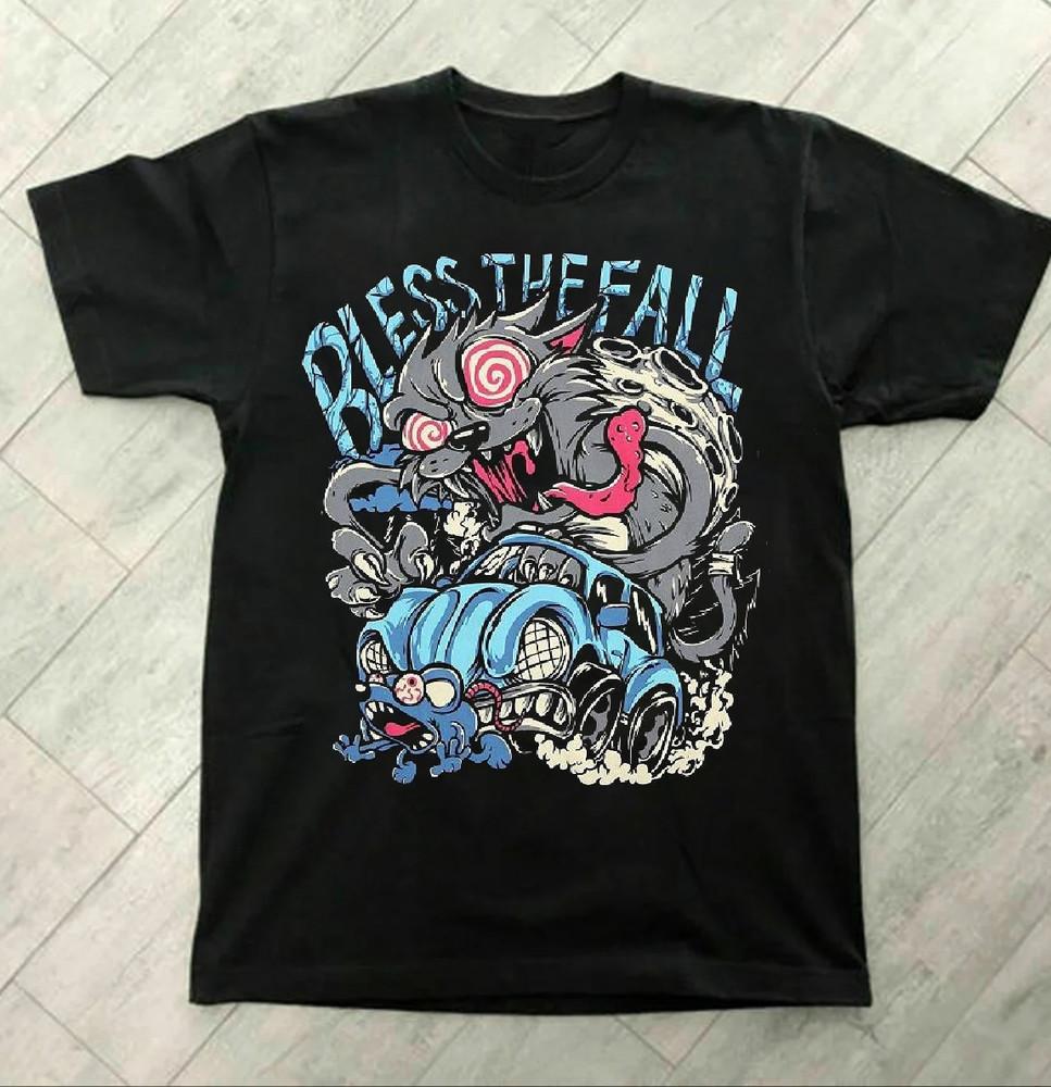 New BlessTheFall Tour Band Cotton Tee All Size Gift For Fan TShirt Unisex T-Shirt XL