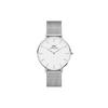 DANIEL WELLINGTON Evropské a americké hodinky Pánské hodinky, quartzový strojek, nerezový řemínek, 36mm bílý ciferník, pánské hodinky DW00100306