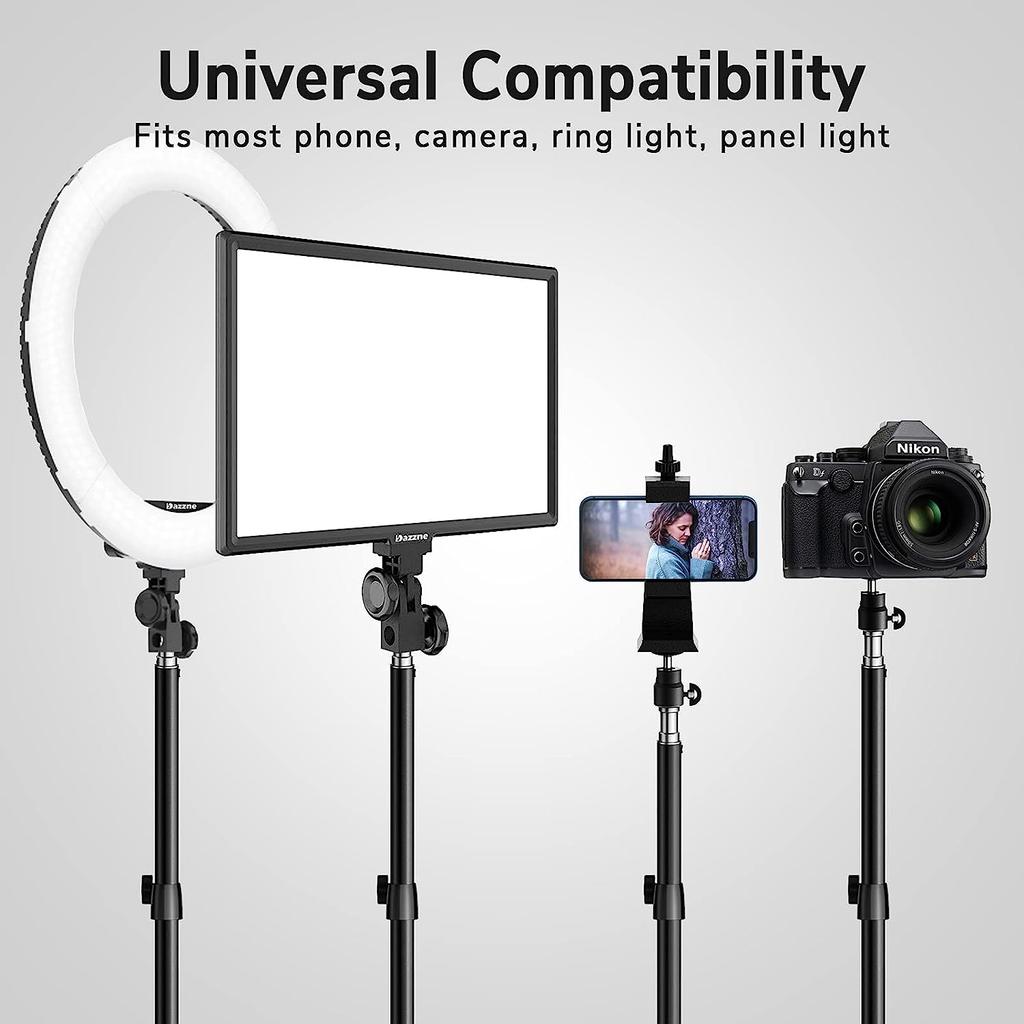 210cm Photography Tripod Light Stands With 1/4 Screw Head Adjustable Light Stand Photo Tripod For Phone Ring Light Photo Studio