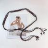 Ethnic Style Woven Women'S Belt With Skirt Retro Fringed Decorative Thin Waist Chain Dress Waist Personalized Accessories