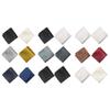 2PCS Men's Pocket Square Classical Rayon Handkerchief For Business Meeting Formal Occasion Solid Color Banquet Kerchief
