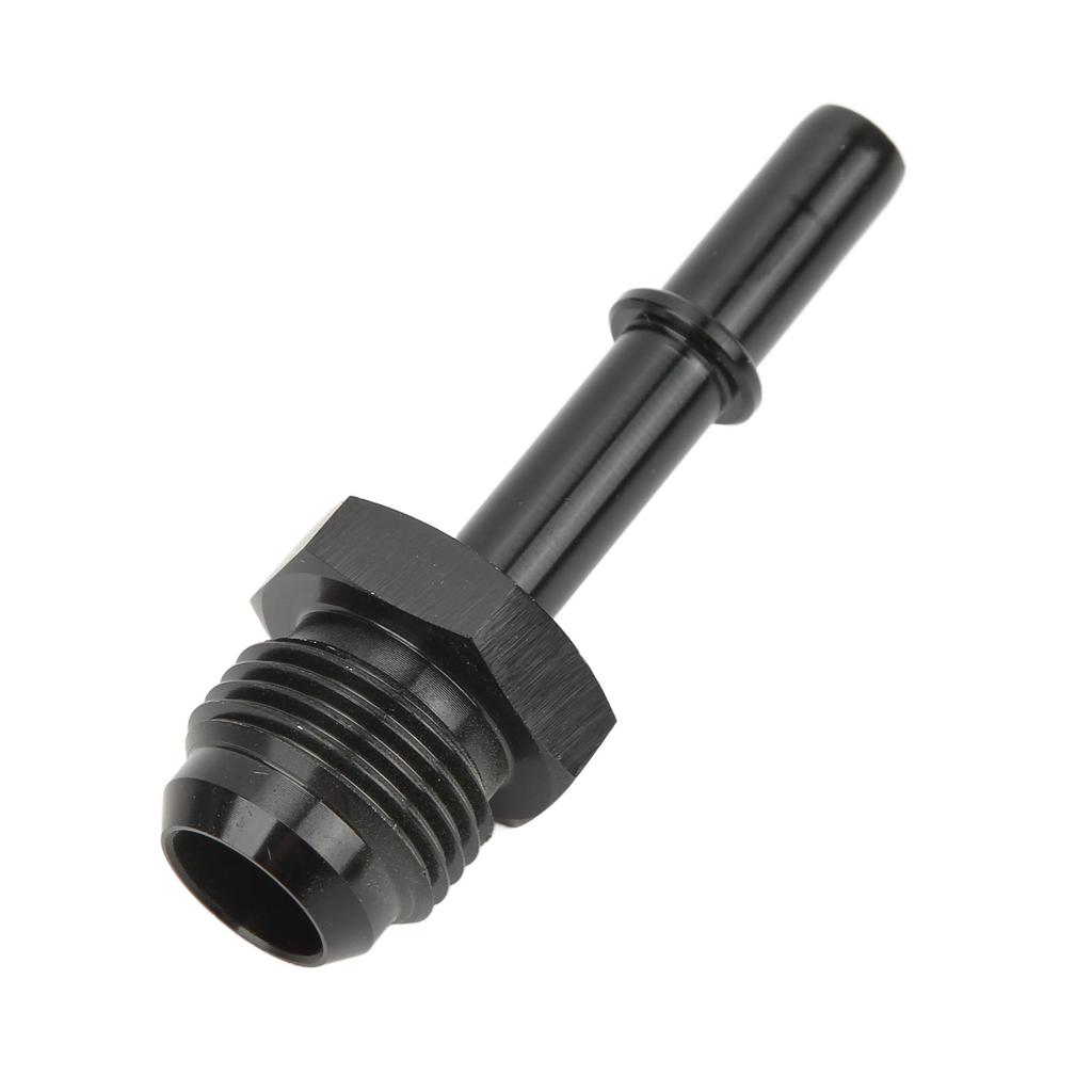 Quick Disconnect EFI Fitting Adapter Push On Aluminum Alloy Black Anodized Finish for Fuel Filter Rail Feed Port AN6 5