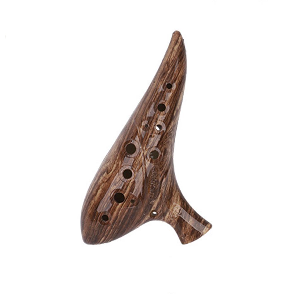 12 Hole Ocarina Alto C Key12-Hole Ocarina Instrument Easy Instrument for Beginners Resin Ocarina Instrument