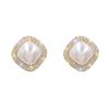 Korean Elegant Pearl Stud Earrings for Women: Versatile, High-Class Style Jewelry