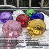 Yellow Crystal Wealth Pig Ornament - Living Room Decoration and Gift Mascot
