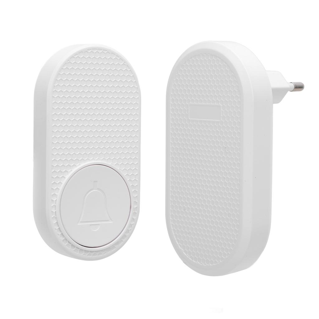 Wireless Doorbell 328ft Range 33 Ringtone 4 Volume Levels Mute Mode Home Door Bell with Push Button for Indoor