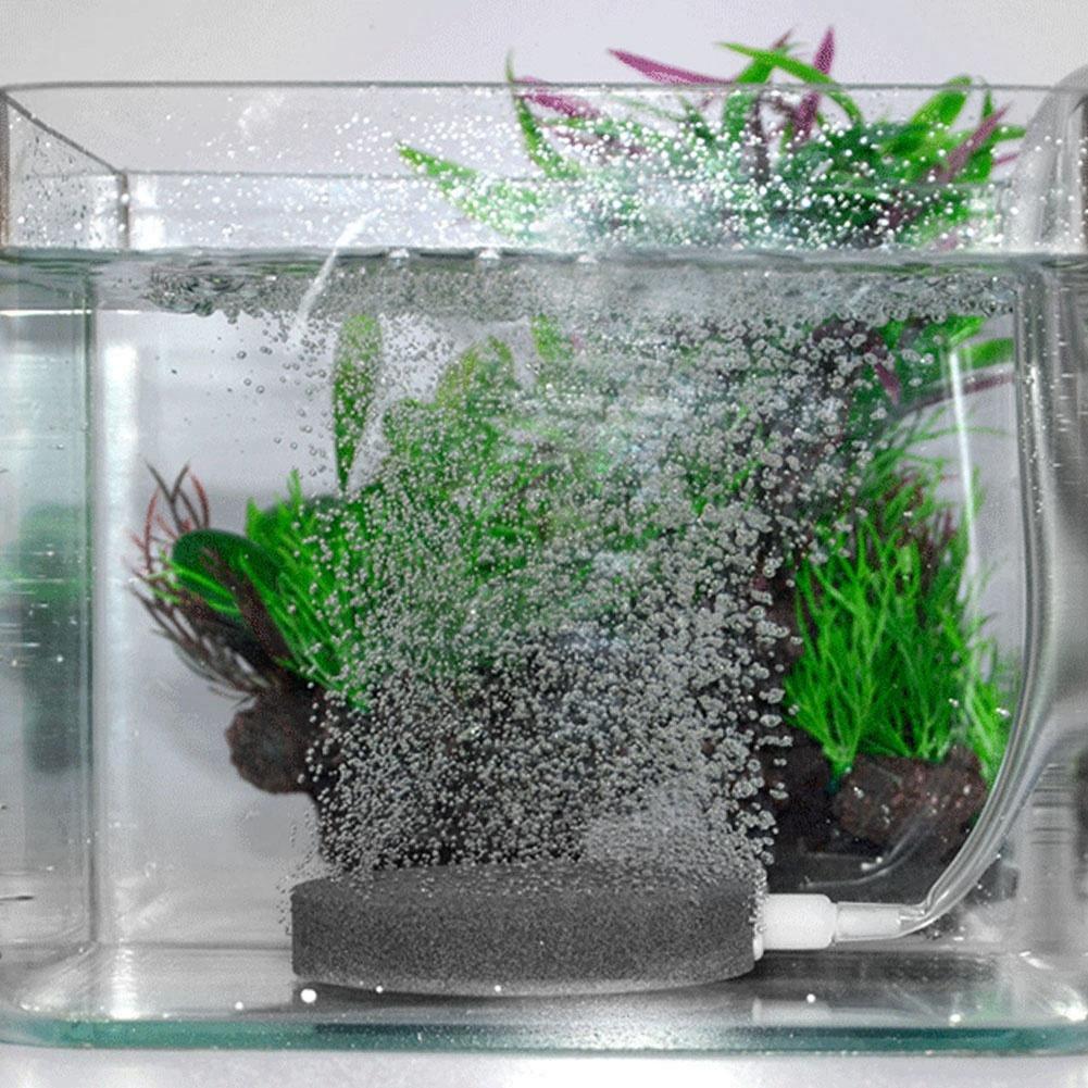 Aérateur à Pierre à Bulles pour Aquarium Pompe d'Aquarium Hydroponique Oxygène Mini Pompe à Air Diamètre 8 cm